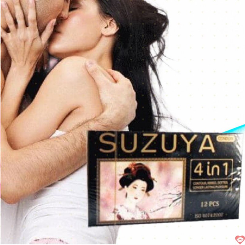 Bao Cao Su Suzuya 4 in 1 Gân Gai Siêu Mỏng Kéo Dài Thăng Hoa 