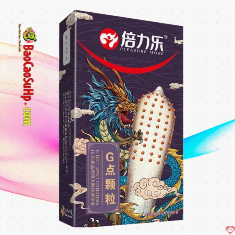 Bao cao su gai Blue Dragon 520 hạt gai nổi to bền bỉ kích thích mạnh 
