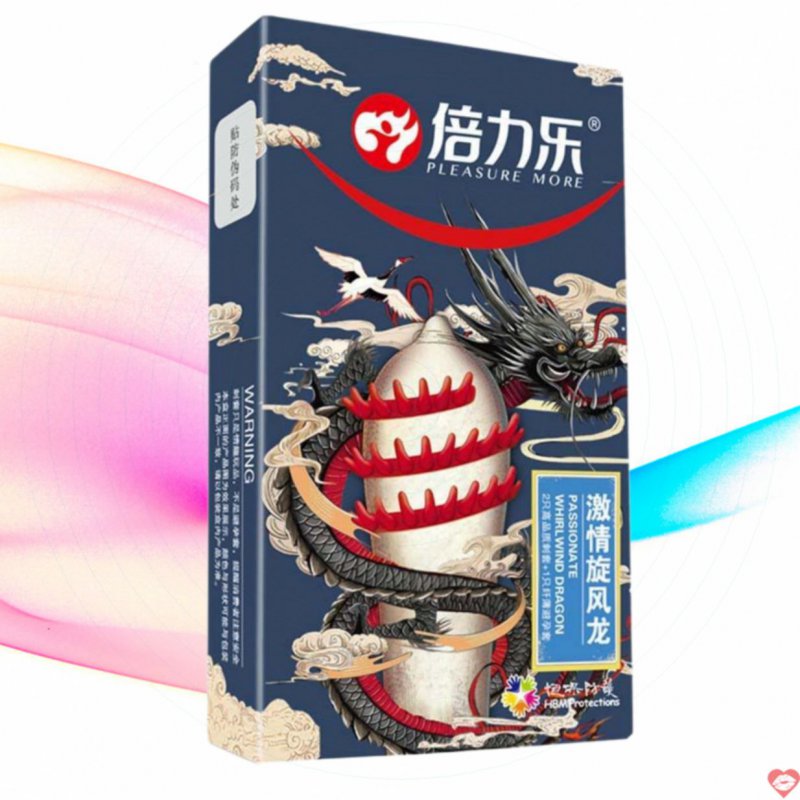 Bao cao su gai xoắn to Passinote Whirl Wind Dragon gai nổi kích thích mạnh 