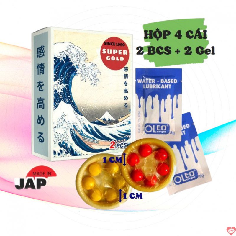 Bao cao su Maxman 7 bi hương dâu bi đúc kích thích cực sướng 