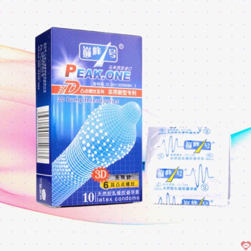 Bao Cao Su Siêu Gai Thiết Kế 3D - Vừa Mỏng Lại Có Gai