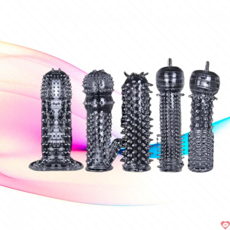Combo bao đôn siêu gân gai bi 5 kiểu silicon + TPE cao cấp 