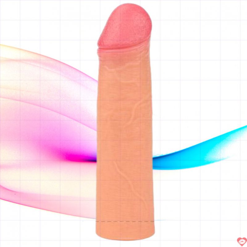Bao đôn silicon Lovetoy tăng kích thước siêu mềm Chống xuất tinh sớm 