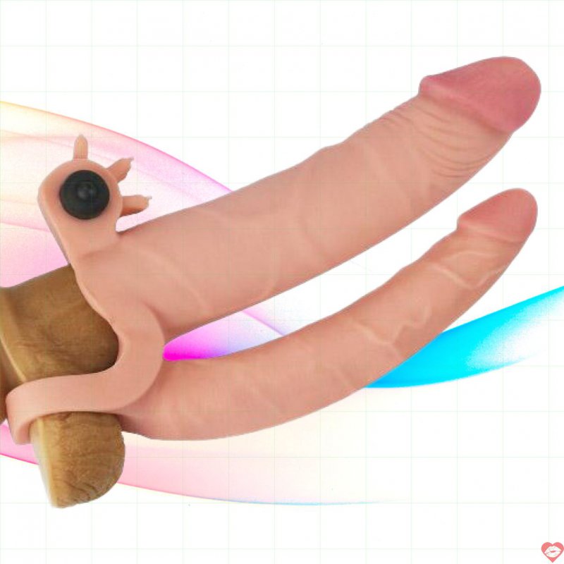 Bao đôn 2 nhánh Lovetoy có rung silicon siêu gân tăng khoái 