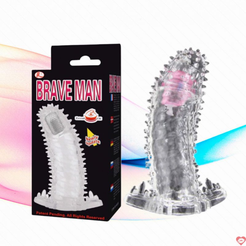 Bao cao su đôn dên rung đầu Baile Braveman siêu kích thích chất lượng 