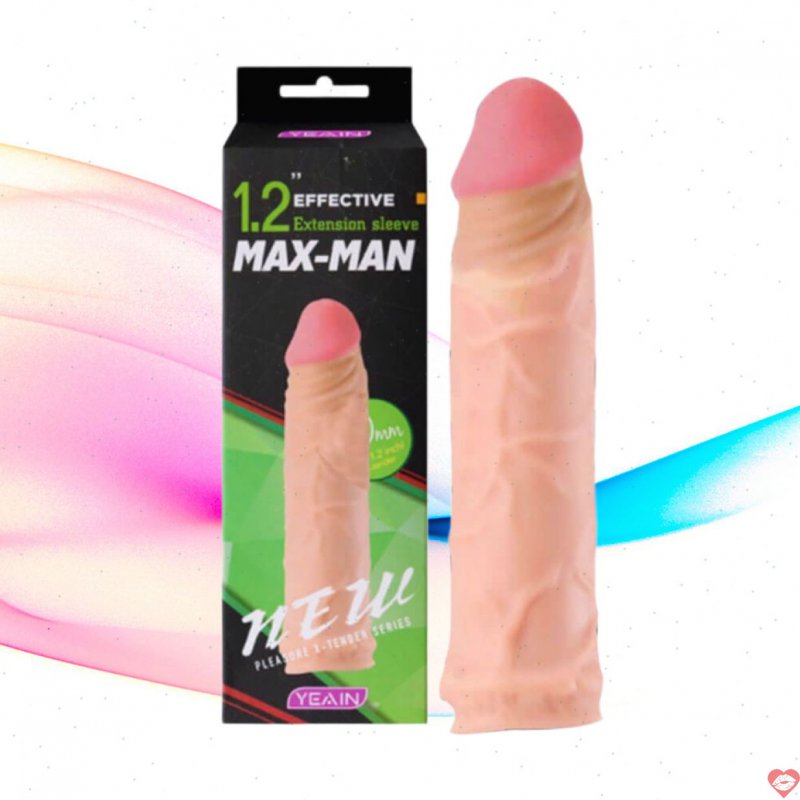 Bao cao su đôn dên Yeain Maxman tăng 3cm siêu mượt 