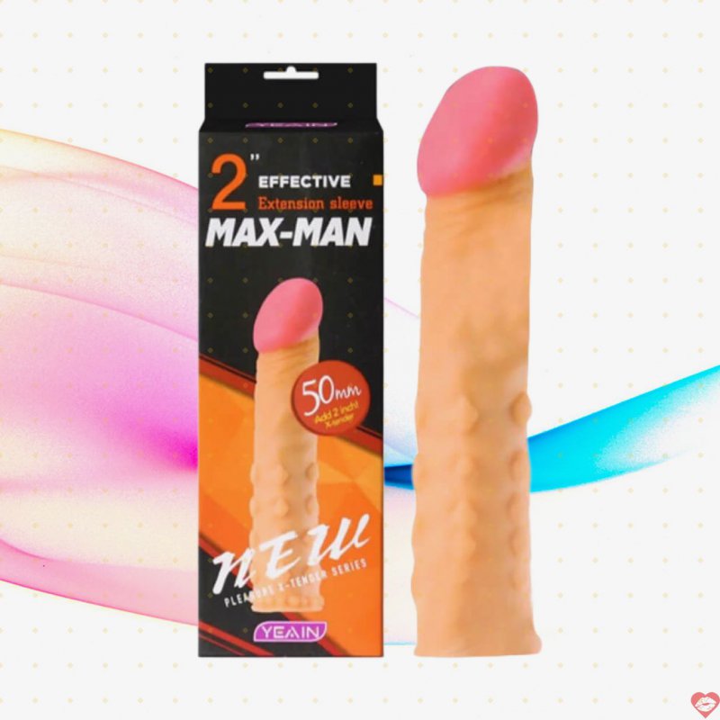 Bao Cao Su Đôn Dên Yeain Maxman 50mm Gân Gai Mềm Mại 