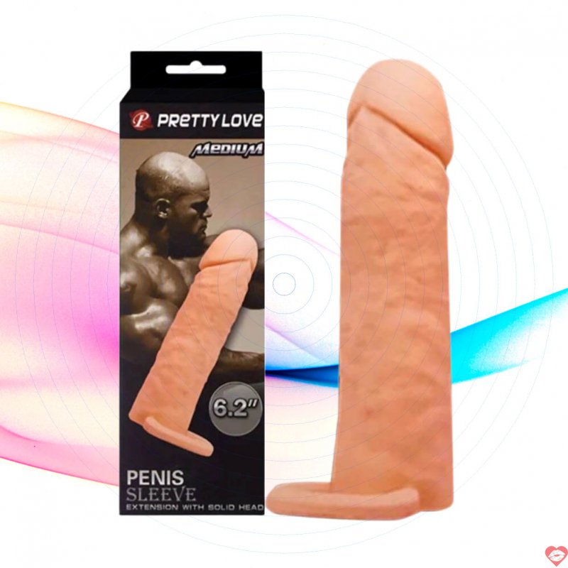 Bao cao su đôn dên Pretty Love Medium 6.2 inch gân nổi 