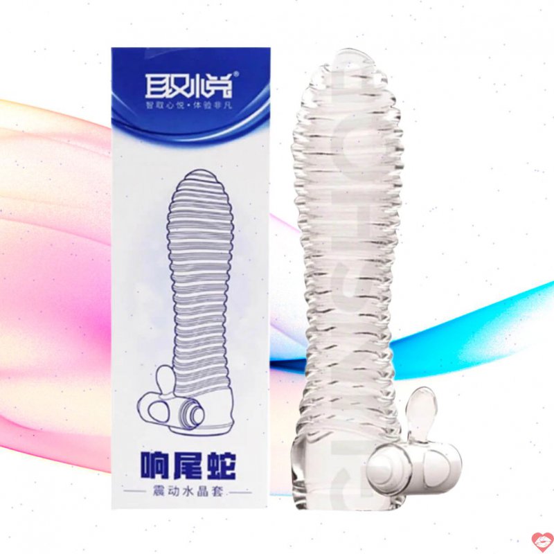 Bao cao su đôn dên rung Aichao xanh tăng kích thước cực sung sướng 