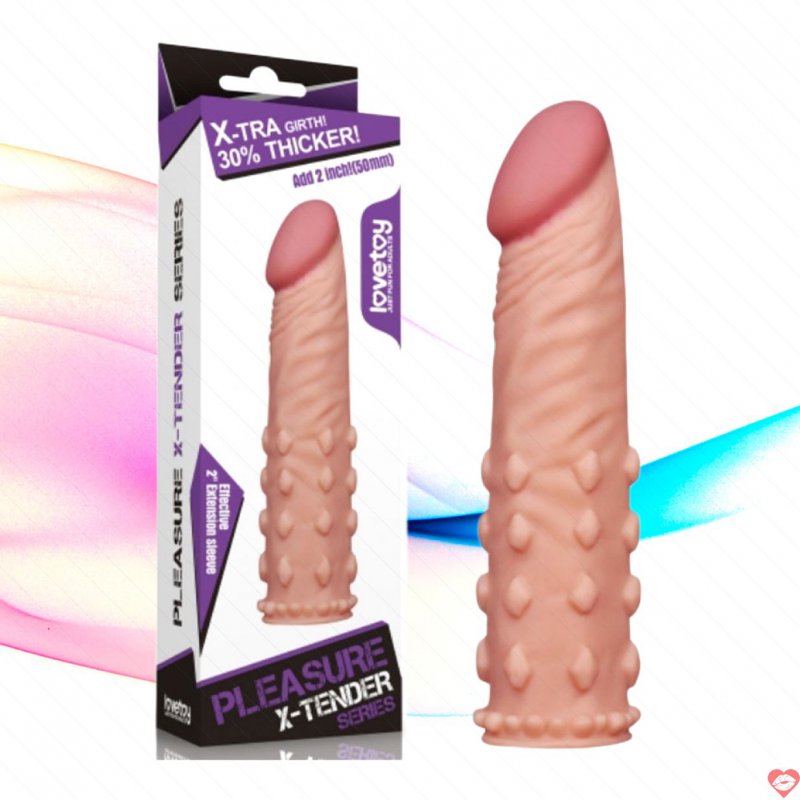 Bao cao su đôn dên Lovetoy tăng 5cm gai silicon y tế siêu kích thích 