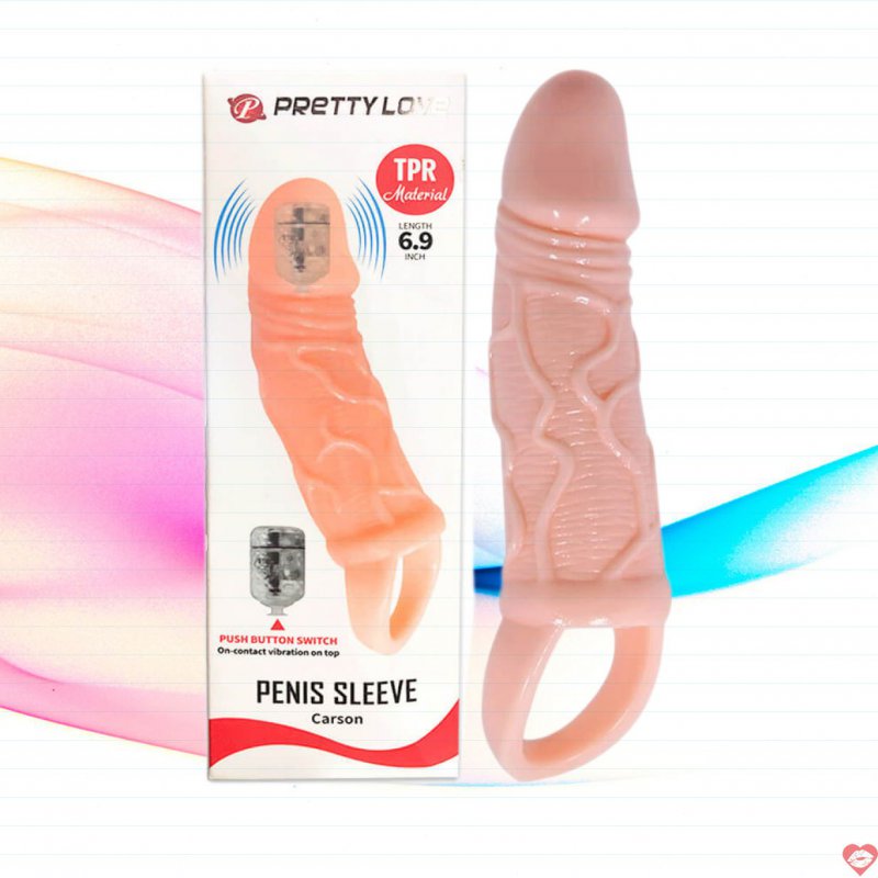 Bao cao su đôn dên rung Pretty Love silicon mềm mịn kích thích 