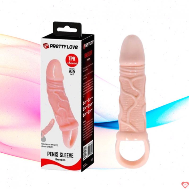Bao cao su đôn dên Pretty Love Brayden 6.9 inch tăng khoái cảm 