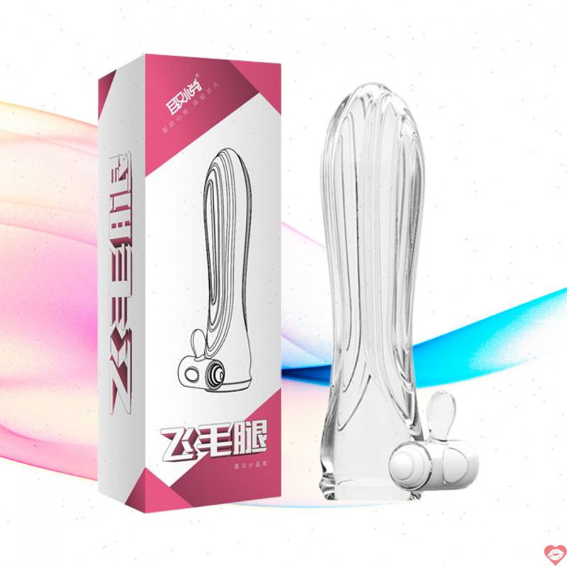 Bao cao su đôn dên rung Aichao hồng gân sọc mới lạ kích thích tuyệt đỉnh 