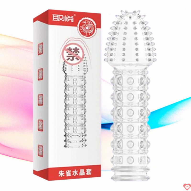 Bao cao su đôn dên Aichao gân gai hộp cam silicon mềm mại thăng hoa bùng nổ 