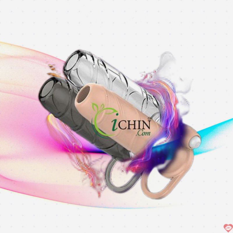 Bao cao su đôn dên hở đầu có quai đeo rung kích thích mạnh mẽ