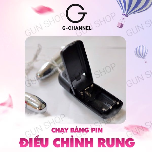 Trứng rung inox hai đầu Baile cao cấp, mạnh mẽ, kích thích