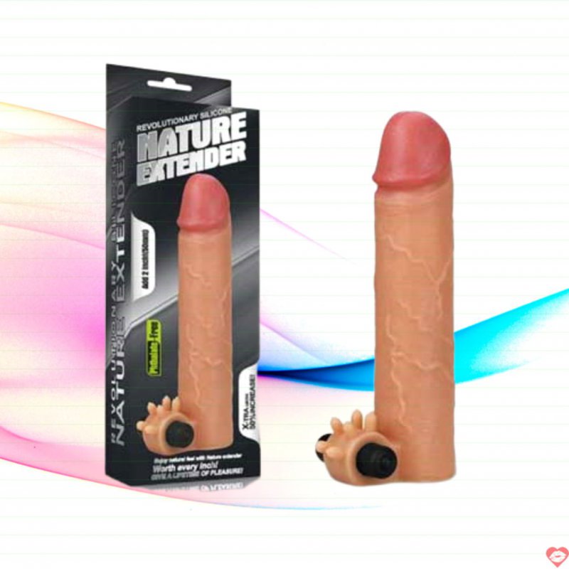 Bao đôn siêu mềm có rung Lovetoy Nature Extender