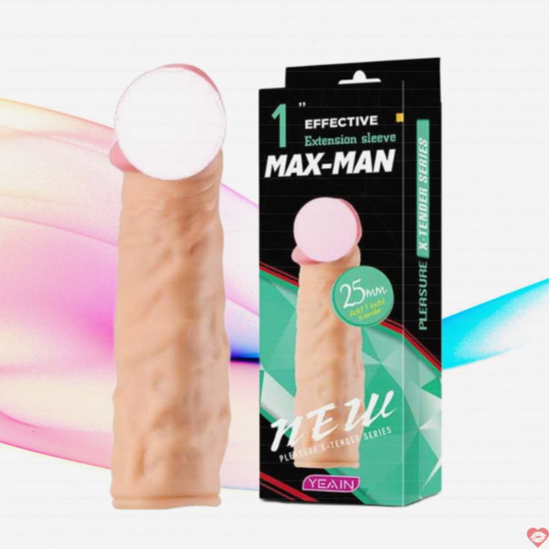 Bao Cao Su Đôn Dên Yeain Maxman Xanh Tăng 1inch – Siêu Mềm Mịn