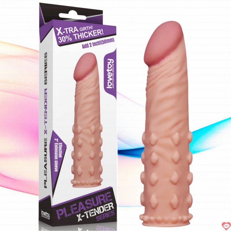 Bao cao su đôn dên Lovetoy Tăng 5cm có Gai