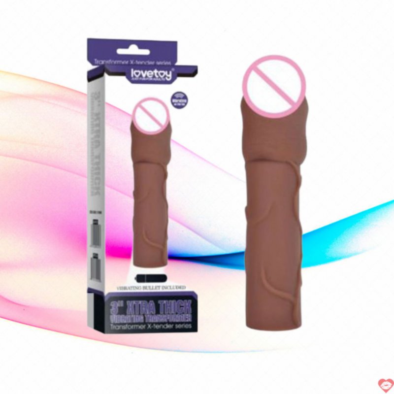 Bao cao su đôn dên 6cm Lovetoy có rung ở đầu