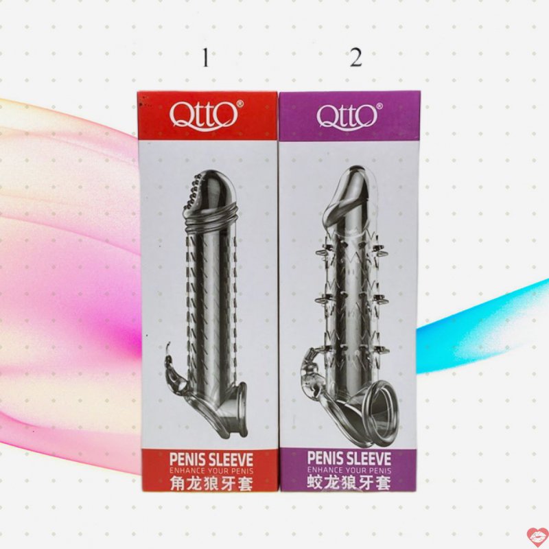 Bcs donzen gân gai có quai đeo QttO Penis Sleeve
