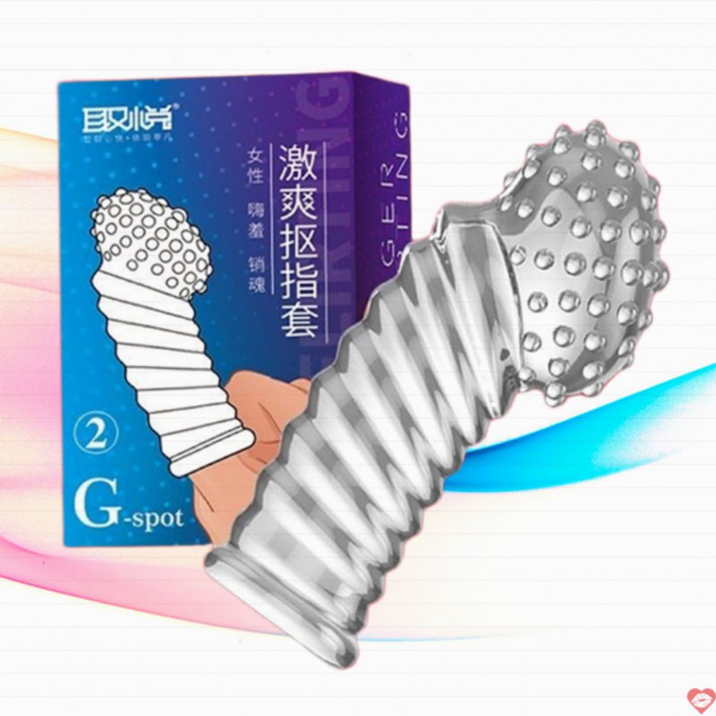 Bao cao su ngón tay gân gai nổi Aichao G-Spot 2