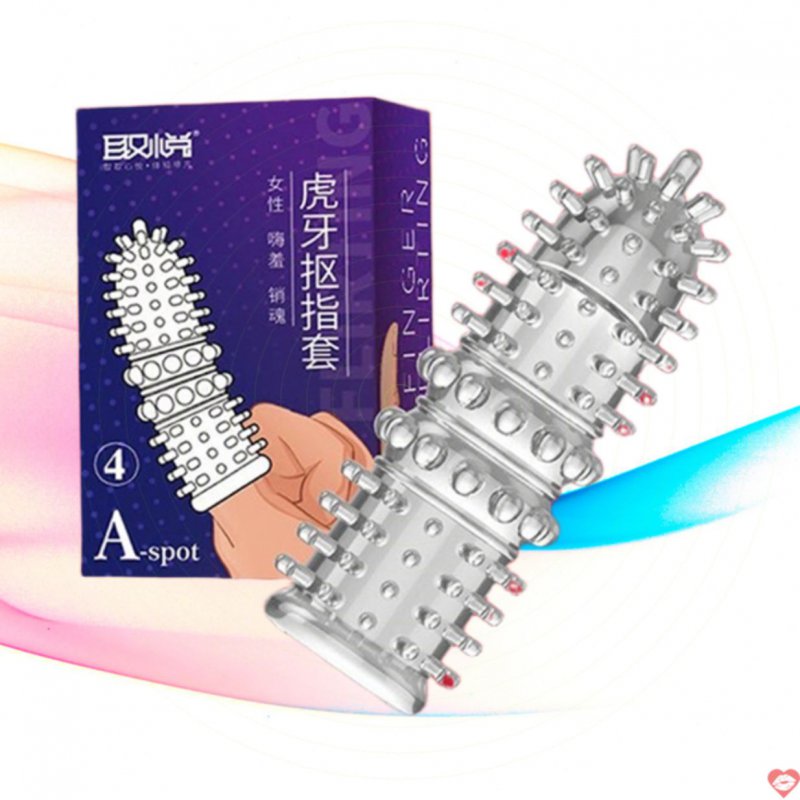 Bao cao su ngón tay gai bi lớn Aichao A-Spot 4