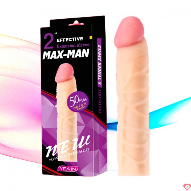 Bao cao su đôn dên siêu gân Maxman tăng 5cm - YY913