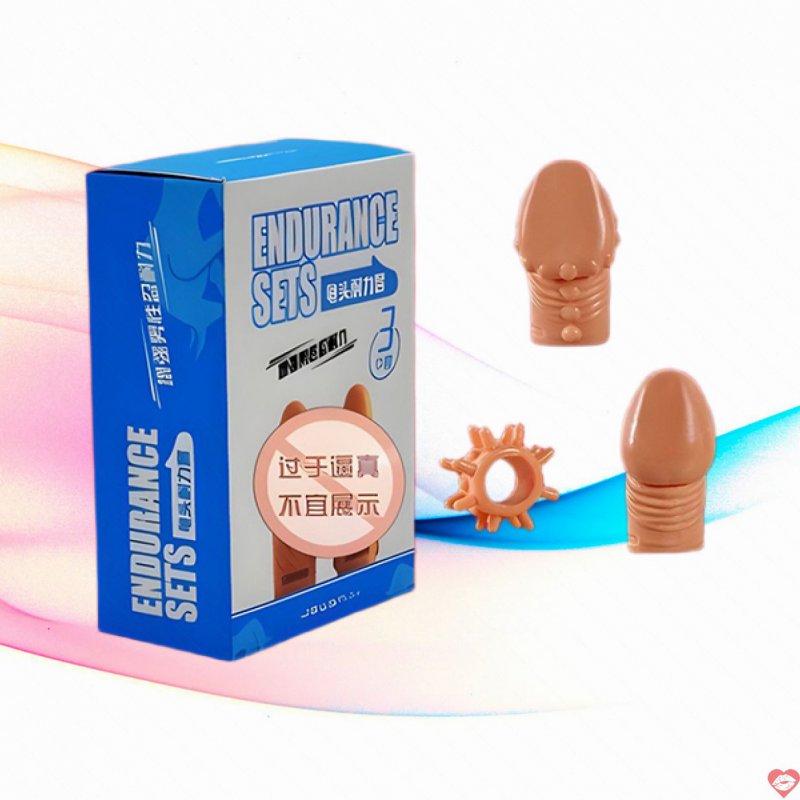 Bộ 03 đôn silicon nối dài dương vật - Endurance Sets