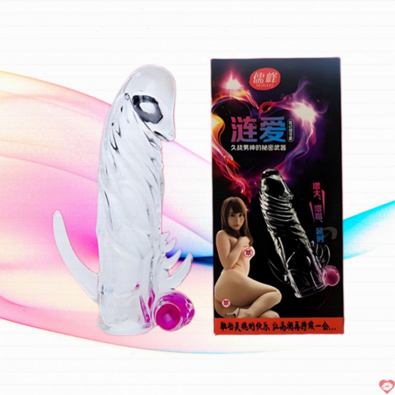 Bao cao su đôn dên trong suốt Penis rung gốc