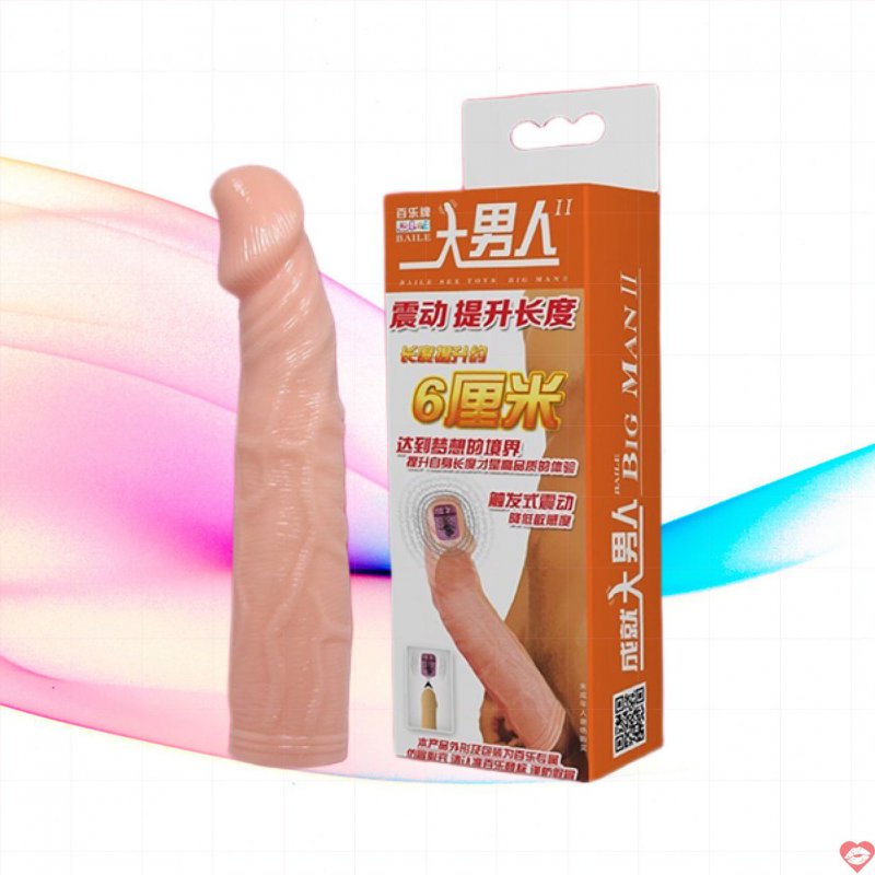 Bao cao su đôn dên 6 phân Baile rung đầu tăng khoái cảm