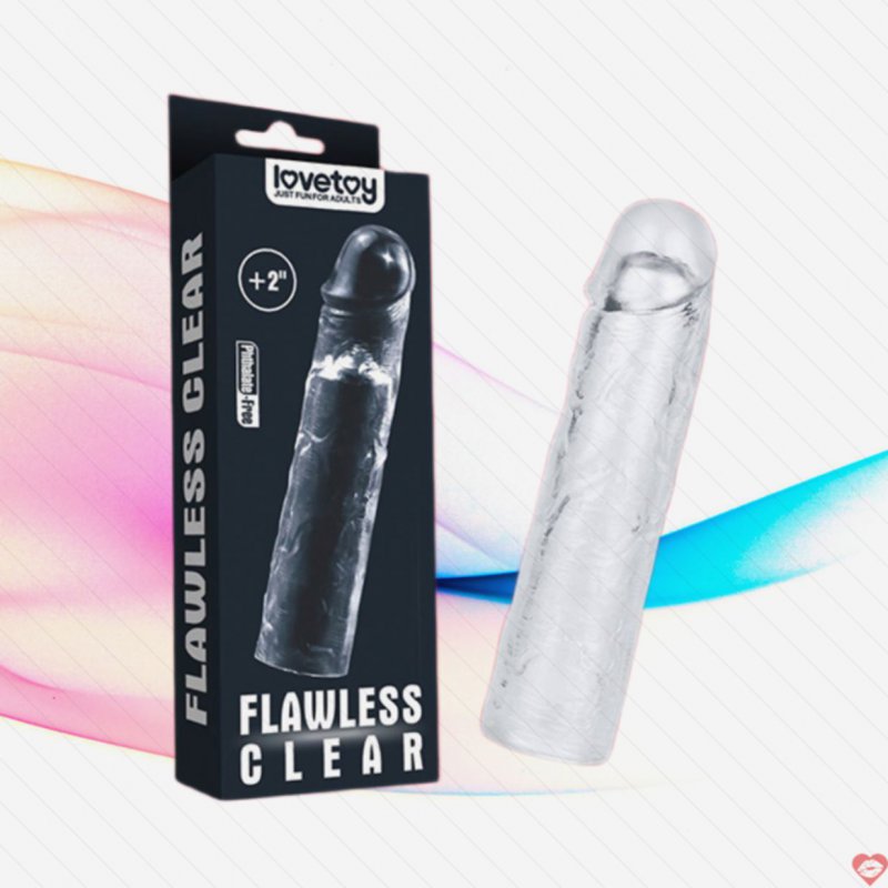 Bao cao su đôn dên trong suốt Lovetoy dài thêm 5cm