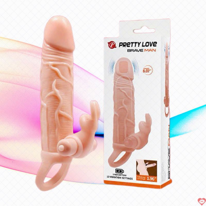 Bao đôn dên Pretty Love 5cm - Rung đầu 10 chế độ