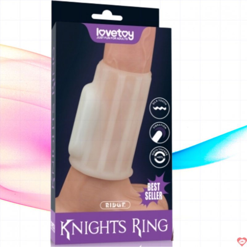 Khúc đôn silicon Lovetoy gân nổi có rung
