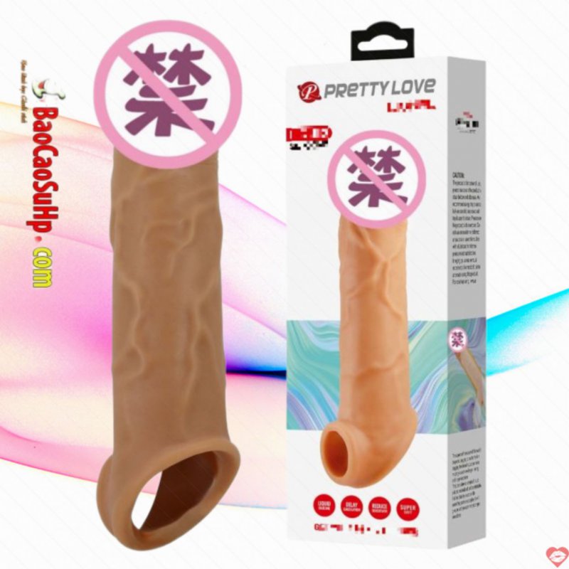 Bao cao su donden có quai đeo gân nổi Prettylove Lionel silicone