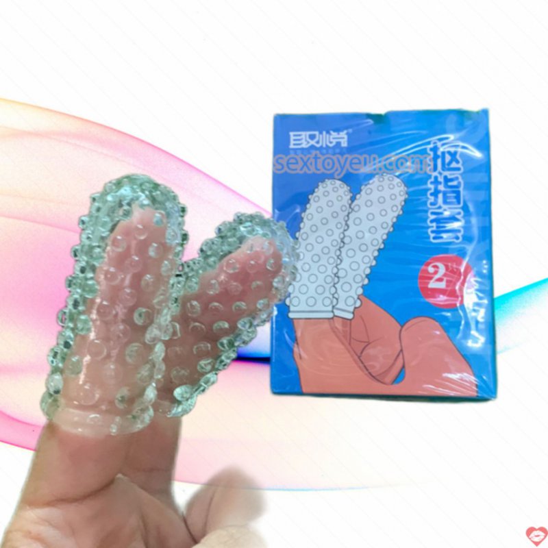 Bao Cao Su Đôn Đeo Ngón Tay Có Gai - Hộp 2 Cái