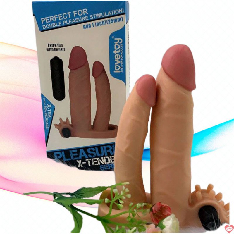 Bao Đôn dên Lovetoy Quai Đeo 2 Nhánh Có Rung BD22B