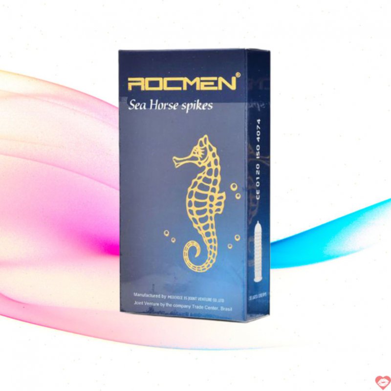 Bao Cao Su Rocmen Sea Horse Spike Gân Gai - Kéo Dài Thời Gian