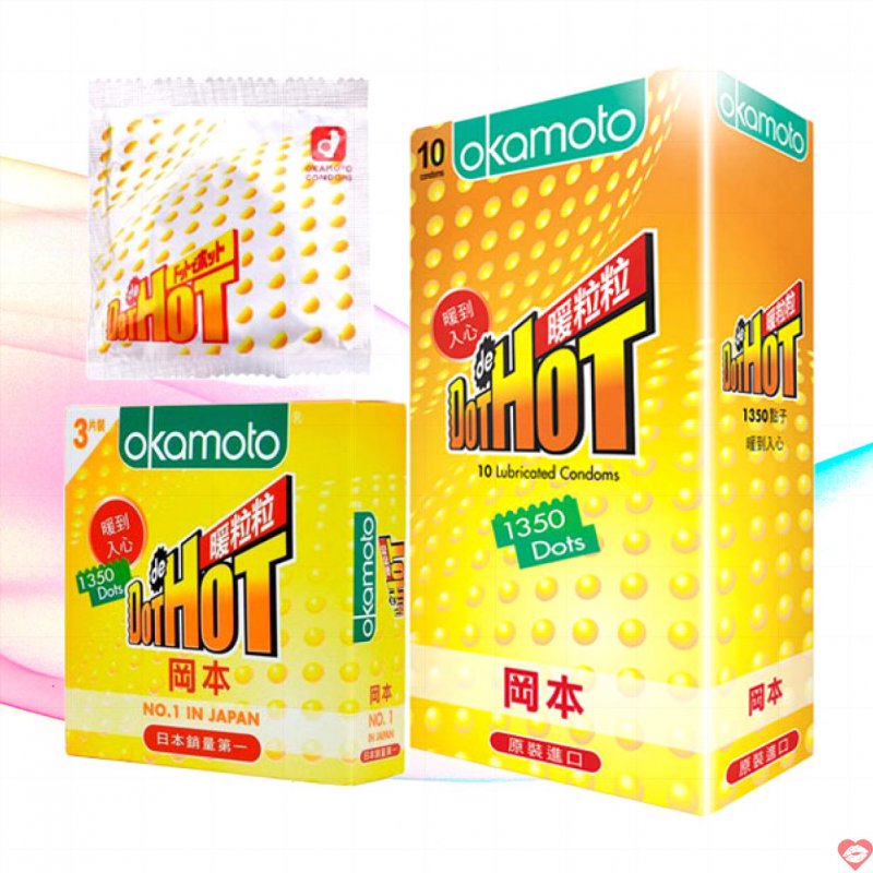 Bao Cao Su Okamoto Dot de Hot Gai Nóng