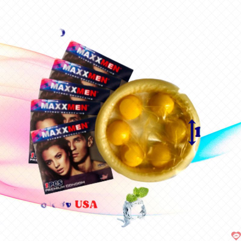 Bao Cao Su MaxxMen 6 Bi Nổi Lớn 1cm