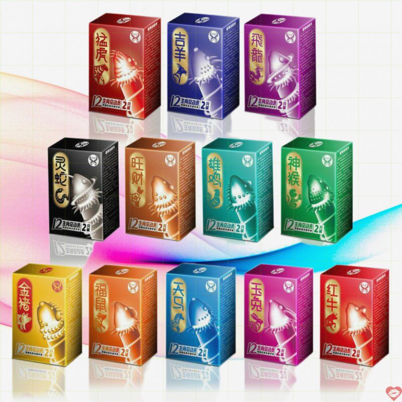 Bao Cao Su Juncai 12 Con Giáp Hộp 2 Cái - Tăng Khoái Cảm Cho Bạn Tình