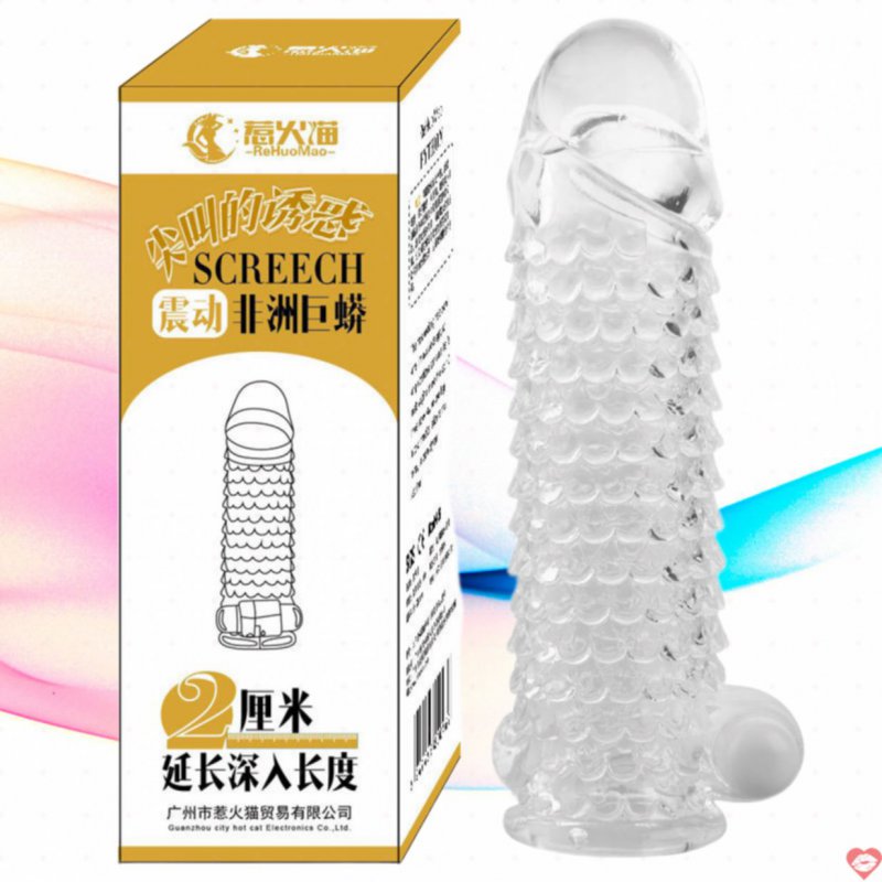 Bao Cao Su Đôn Dên Screech Vảy Cá Có Rung Gốc