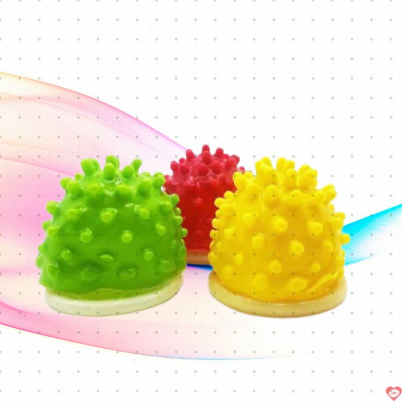 Bao Cao Su Alien Condom Siêu Gai Chôm Chôm Trên Đầu Hộp 1 Cái