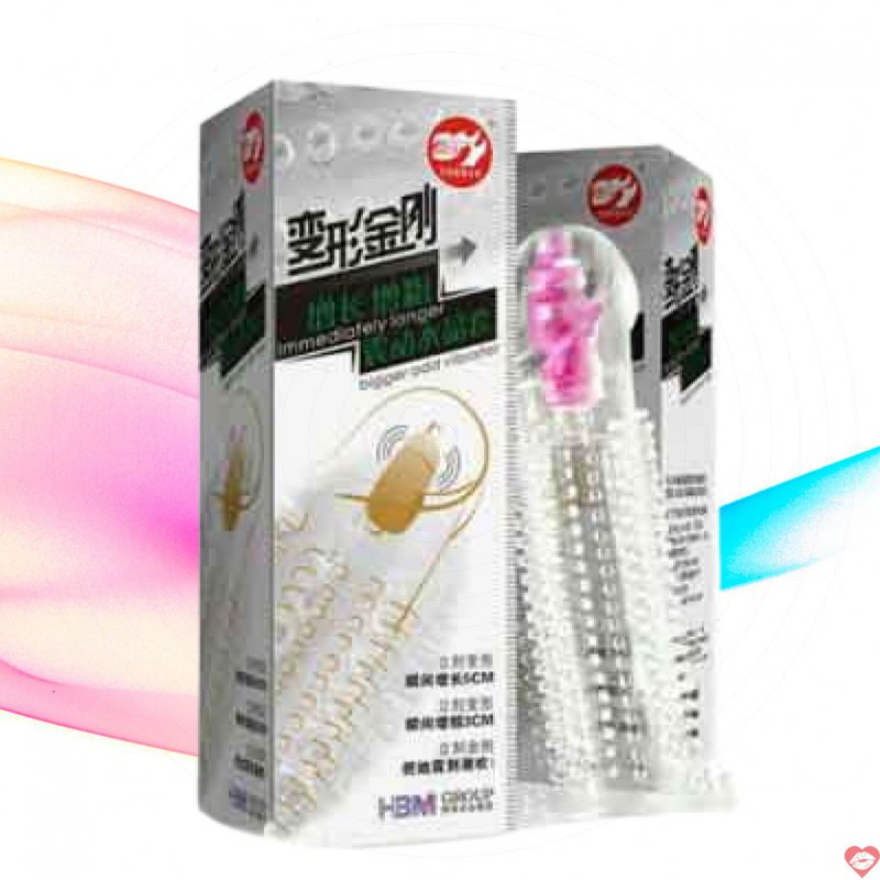 Bao cao su đôn dên siêu gai có rung ở đầu