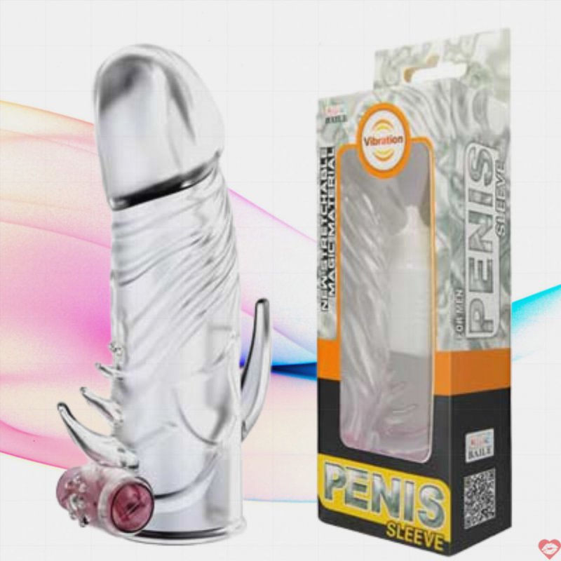 DC14 Bao cao su đôn dên trong suốt giống và có rung đuôi