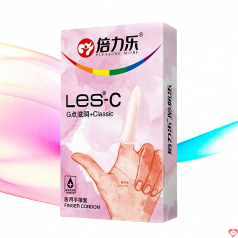 Bao cao su ngón tay Beilile Les-C Nhật bản hộp 8 cái mềm mềm 