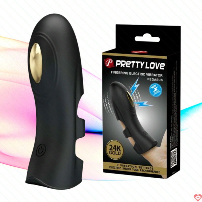 Sextoy ngón tay rung Baile Gold 18k Electric Pegasus cao cấp 