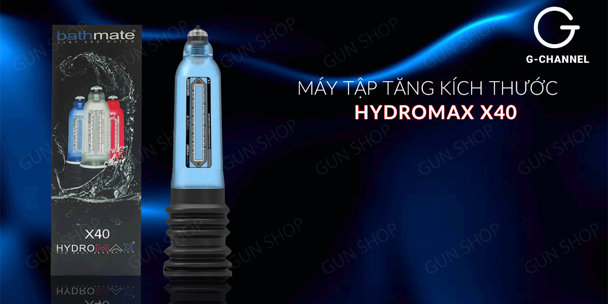  Shop bán Máy tập tăng kích thước dương vật dùng áp suất nước - Hydromax X40 chính hãng