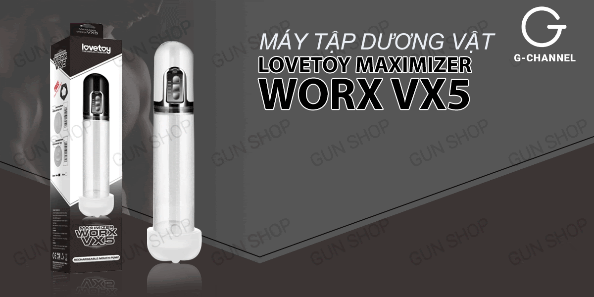  Đánh giá Máy tập dương vật tự động cao cấp - Lovetoy Maximizer Worx VX5 hàng xách tay