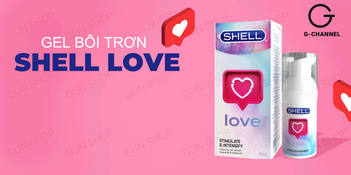  Nhập sỉ Gel bôi trơn tăng khoái cảm nữ - Shell Love - Chai 50ml giá tốt
